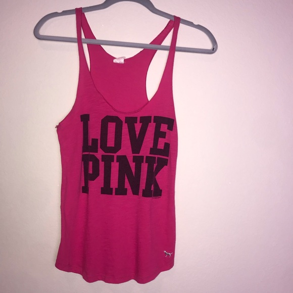 Victoria’s Secret PINK | Love Pink Racerback Tank - Picture 2 of 4